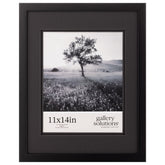 Gallery Solutions black wood frame 11x14 for elegant wall display