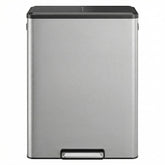 GarveeHome 60L dual-compartment bin with step lid for easy waste separation.