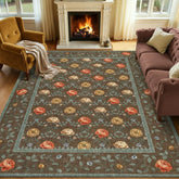GarveeHome floral rug vintage design enhances living spaces with natural elegance and enduring style.