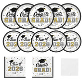 Gatherfun graduation dinner plates provide sturdy, mess-free dining for celebrations