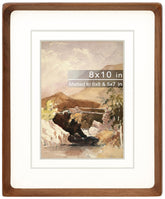 Gdfmsc 8x10 frame front with real glass showcases clear photos and protection for display.