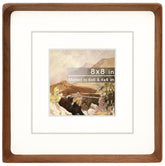 Gdfmsc Square 8x8 frame with front glass protects memories clearly.