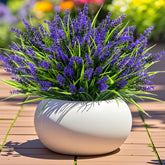 Geegoods lavender artificial flowers for outdoor use with long-lasting color