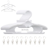 Gencuoir baby nursery hangers, 50-pack, for newborn to toddler wardrobes.
