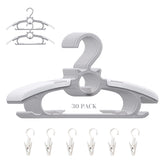 Gencuoir ultra-thin baby hanger for space-saving nursery closet.