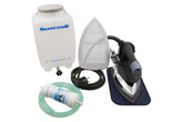 Generic Gravity-Feed Steam Iron Silver Star ES-300 top view for professional garment care.