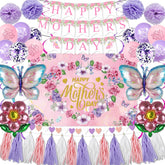 Generic Mothers Day banner with 'Happy Mother's Day' for festive photos