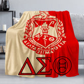 Generic Sorority Gifts blanket close-up of ultra-soft fleece for cozy warmth