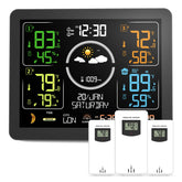 Generic Weather Station front display shows time and forecast at a glance.