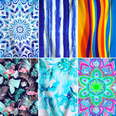 Genovega oversized towel flamingo pattern for beach days and sun-soaked lounging