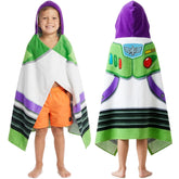 Get Trend Buzz Lightyear hooded towel for kids, cozy wrap after bath or swim