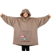 Get Trend Pusheen wearable blanket hoodie on teen, ideal for cozy movie nights.