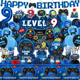 Gexlaju Level 9 banner elevates party ambiance and gamer vibe