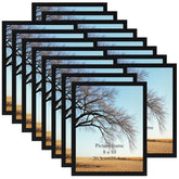 Giftgarden 8x10 frame front view with a sleek black finish for gallery walls.
