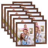 Giftgarden rustic 8x10 frame front view for elegant wall and desk display.