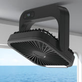GIIKNEW magnetic cruise fan with night light closeup shows silent cooling and soft illumination.