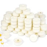 Ginitiri soy tealight candle with 6-hour burn for steady ambient lighting.