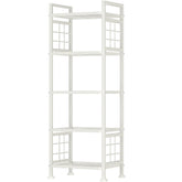 GIOTORENT 5-Wire standing shelves front view for compact pantry organization.