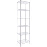 GIOTORENT 6-tier shelf in a compact pantry setup for organized storage.