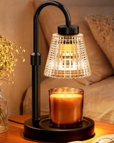 Girece candle warmer lamp with timer and dimmer for customizable fragrance