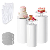 Gladeup three piece cake stand set for an elegant wedding dessert display