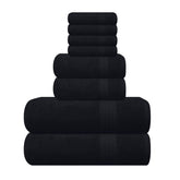 GLAMBURG Ultra Soft towels with oversized bath towels 27x54, plush and absorbent for home spa use.