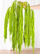 Glicrili Amaranthus seven-pieces neon green hanging flowers for dramatic wedding arches.