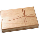 GlikCeil first communion box with cross engraving for elegant keepsake storage.