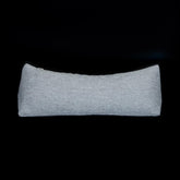 GLORY SEASON buckwheat neck pillow cover in grey for breathable comfort.