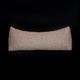 GLORY SEASON buckwheat neck pillow cover shows textured, soft fabric for neck comfort