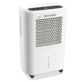 Glowells 34-pints dehumidifier in a large room reducing humidity efficiently.
