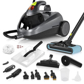 GOATCLEAN heavy-duty steam cleaner front view, professional cleaning power for home use.