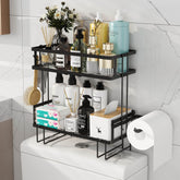 Godboat toilet shelf legs and adhesive secure for sturdy bathroom organization.