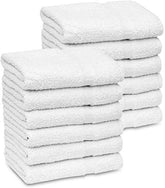 Gold Textiles bulk bath towels white 22x44 stack for hotel-style comfort