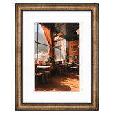 Golden State Art frame front view highlights vintage charm for portraits