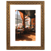 Golden State Art ornate bronze frame texture enhances photos with a classic, timeless look.