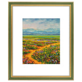 Golden State Art ornate 16x20 frame with green-gold front highlights gallery-worthy prints