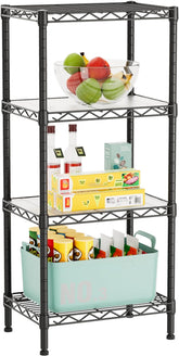 Golpart 4-tier shelving unit front view for organized storage.