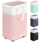 Goodpick laundry basket with wheels for effortless transport around dorms