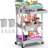 Goovilla 3-Tier Cart with removable top drawer for easy cleaning and accessible storage.