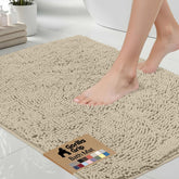 GORILLA GRIP bath rug 44x26 with thick chenille cushions feet after bath