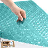 GORILLA GRIP patented bath mat with suction cups securing tub floor