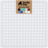 GORILLA GRIP pat. square shower mat with suction cups for secure footing