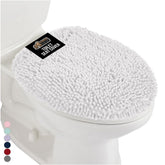 GORILLA GRIP soft chenille texture close-up for plush bathroom comfort.