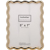 GorYeeFine zinc alloy gold 5x7 frame shown as a durable, stylish display for photos