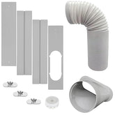 GOZFLVT vent kit with 5 inch hose for secure window exhaust
