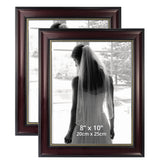 GraduationMall 8x10 frame woodgrain showcases memories with a refined look