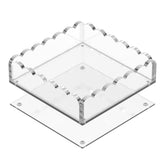 Graham Design scalloped edge tray displaying 8x8 photos securely.