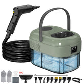 Granarbol 2500W handheld steam cleaner front view for deep, chemical-free cleaning.