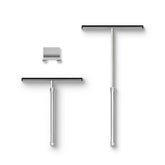 Grand Fusion extended-handle squeegee for tall showers and hard-to-reach areas